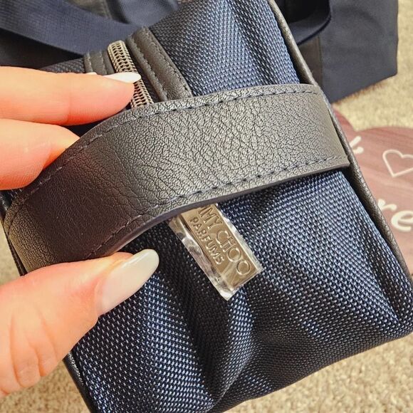 Jimmy Choo travel bag + Toiletry bag gym, Weekender blue - Picture 4 of 10